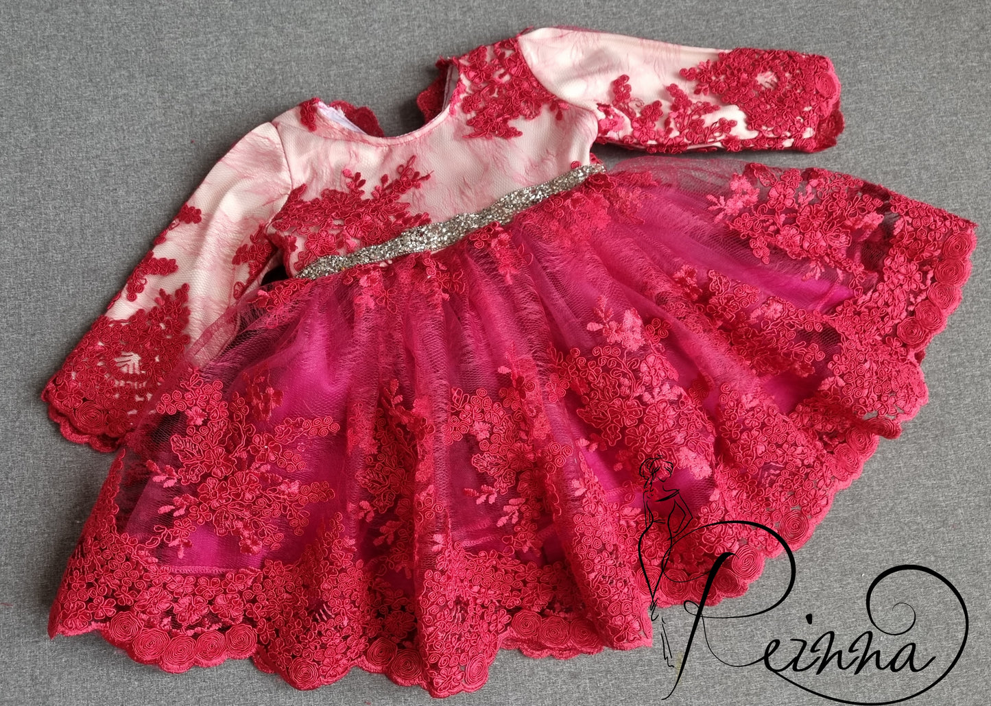 Rochie dantelă fetite