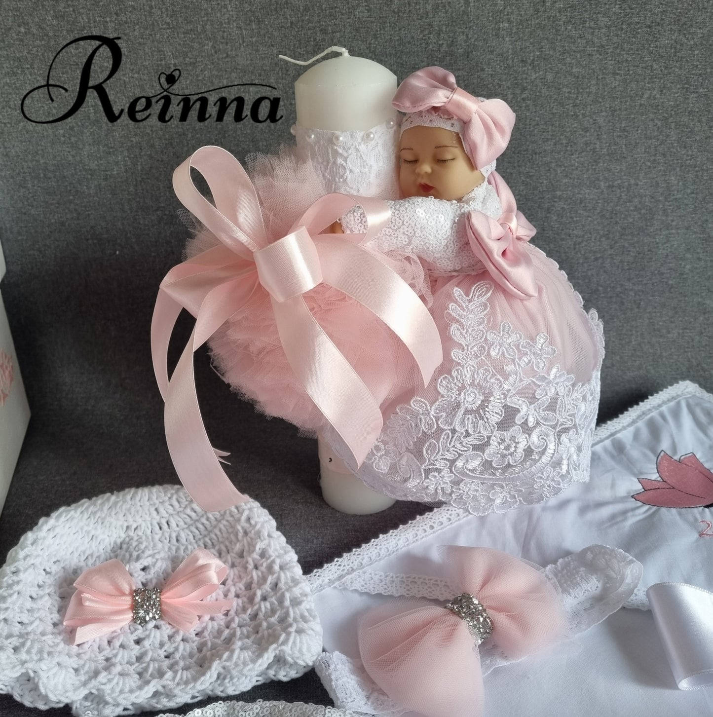 Pachet complet botez si set băița de mir