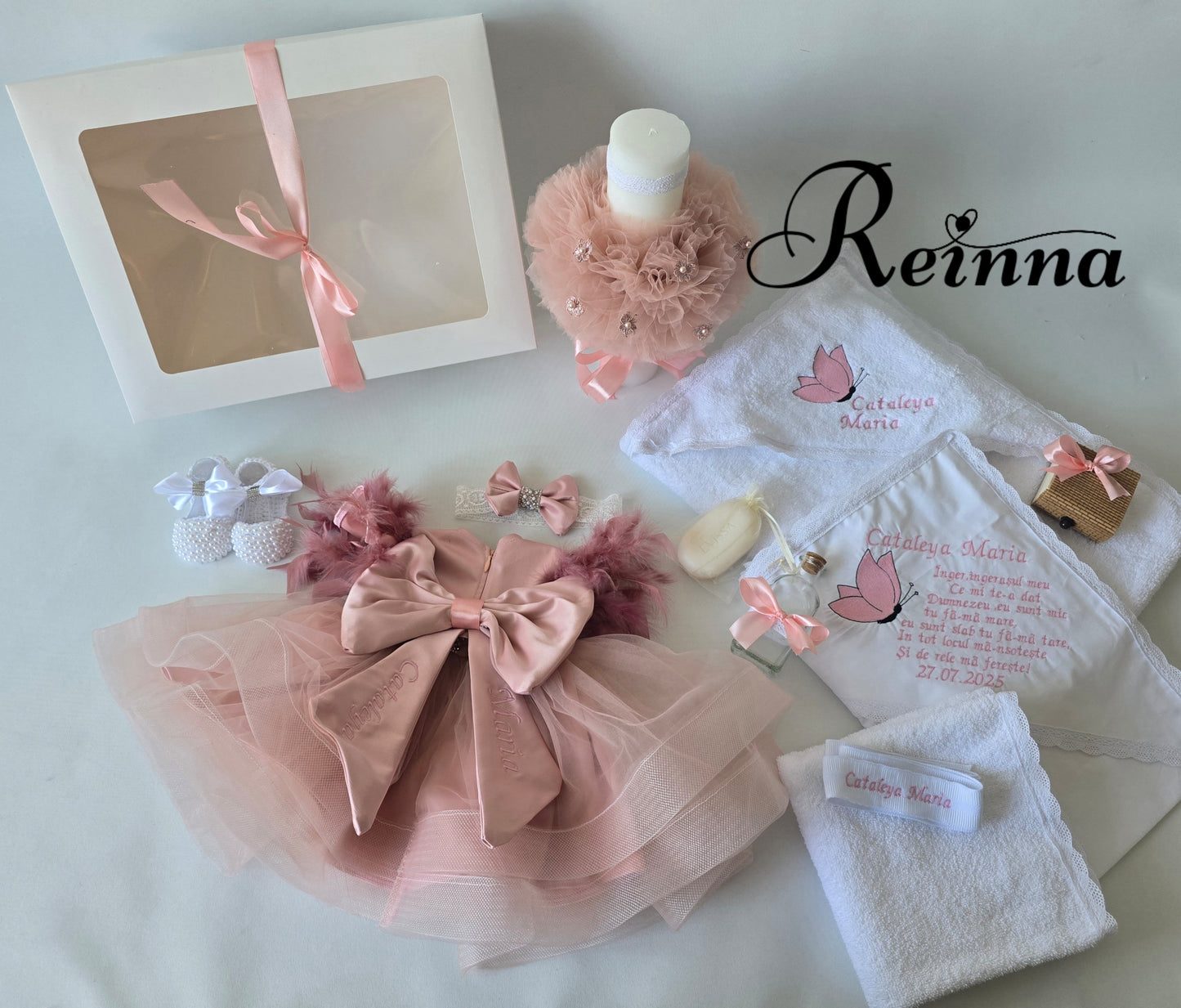 Trusou botez Essential Roz Prăfuit