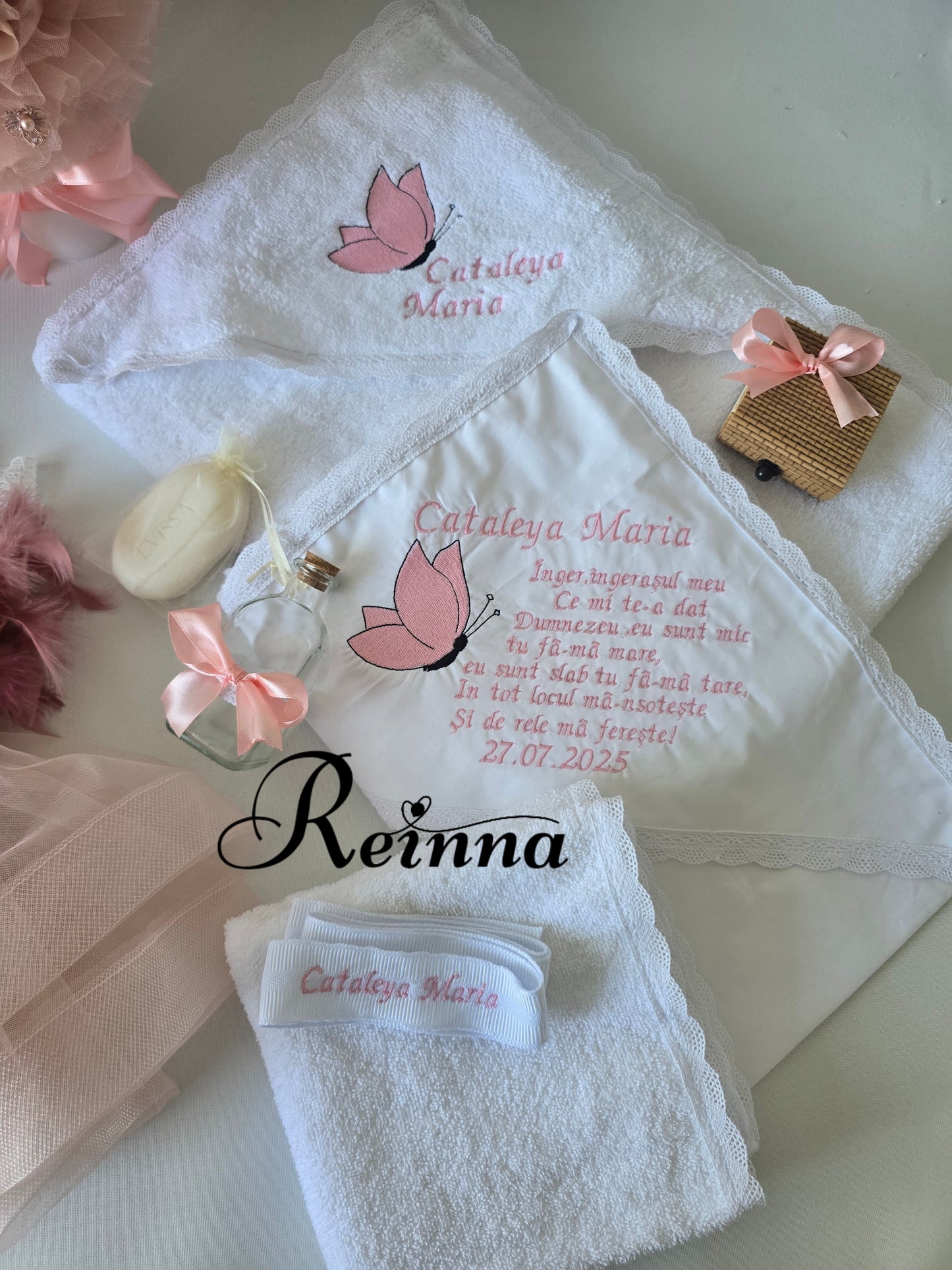 Trusou botez Essential Roz Prăfuit