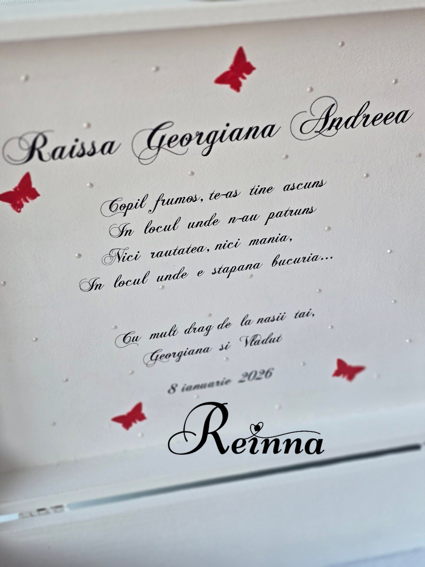 Trusou complet botez si set Prima băiță cu Nașii Minnie