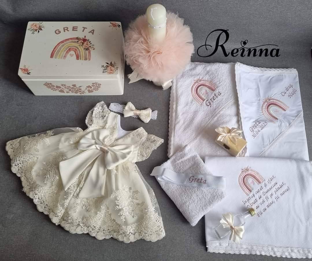 Trusou pentru botez Curcubeu