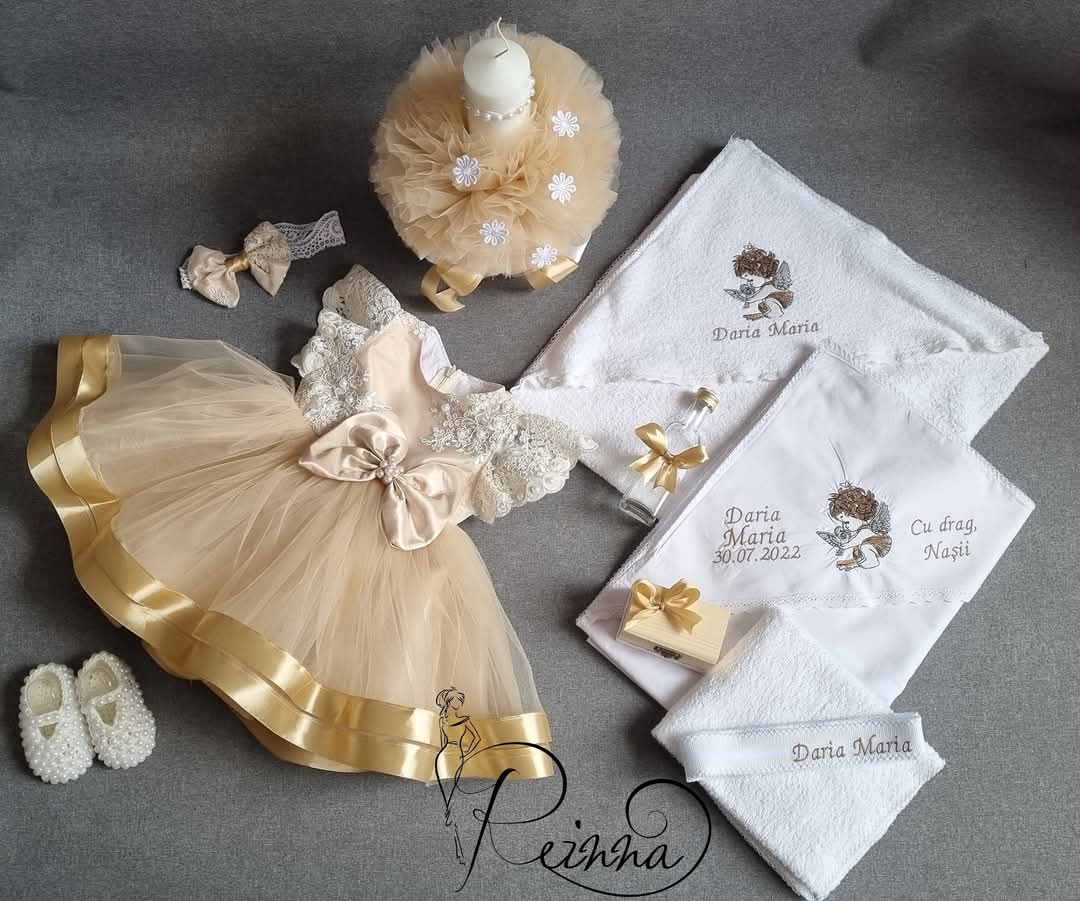 Trusou Esential Botez Fete Gold