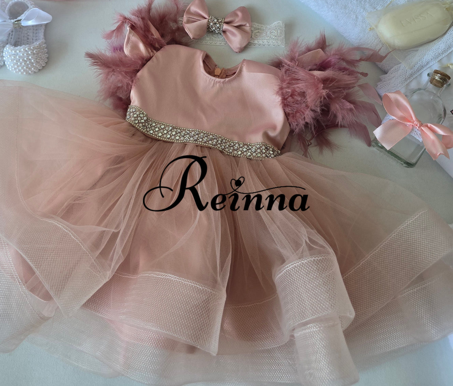 Trusou botez Essential Roz Prăfuit