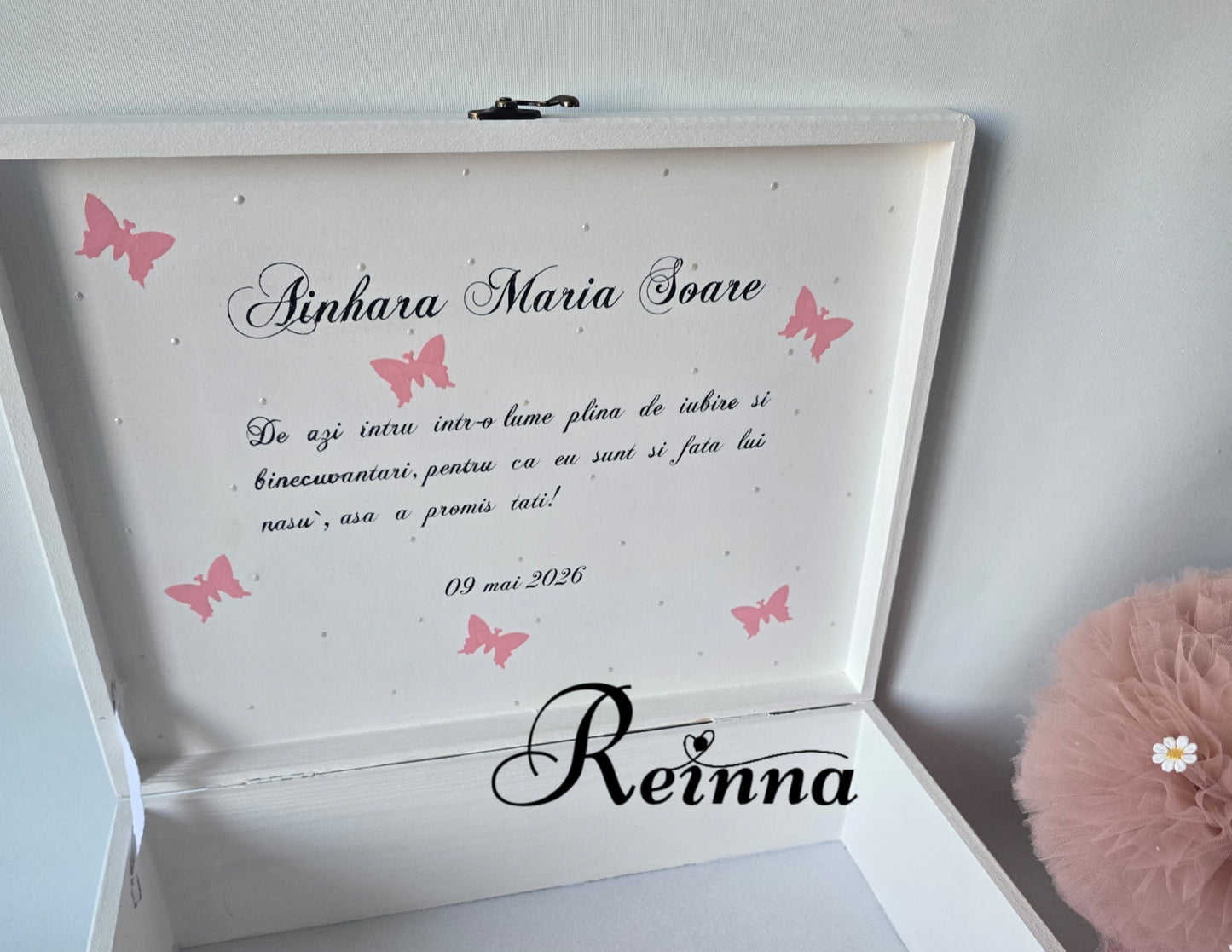 Pachet complet Botez fete Rochie Albă