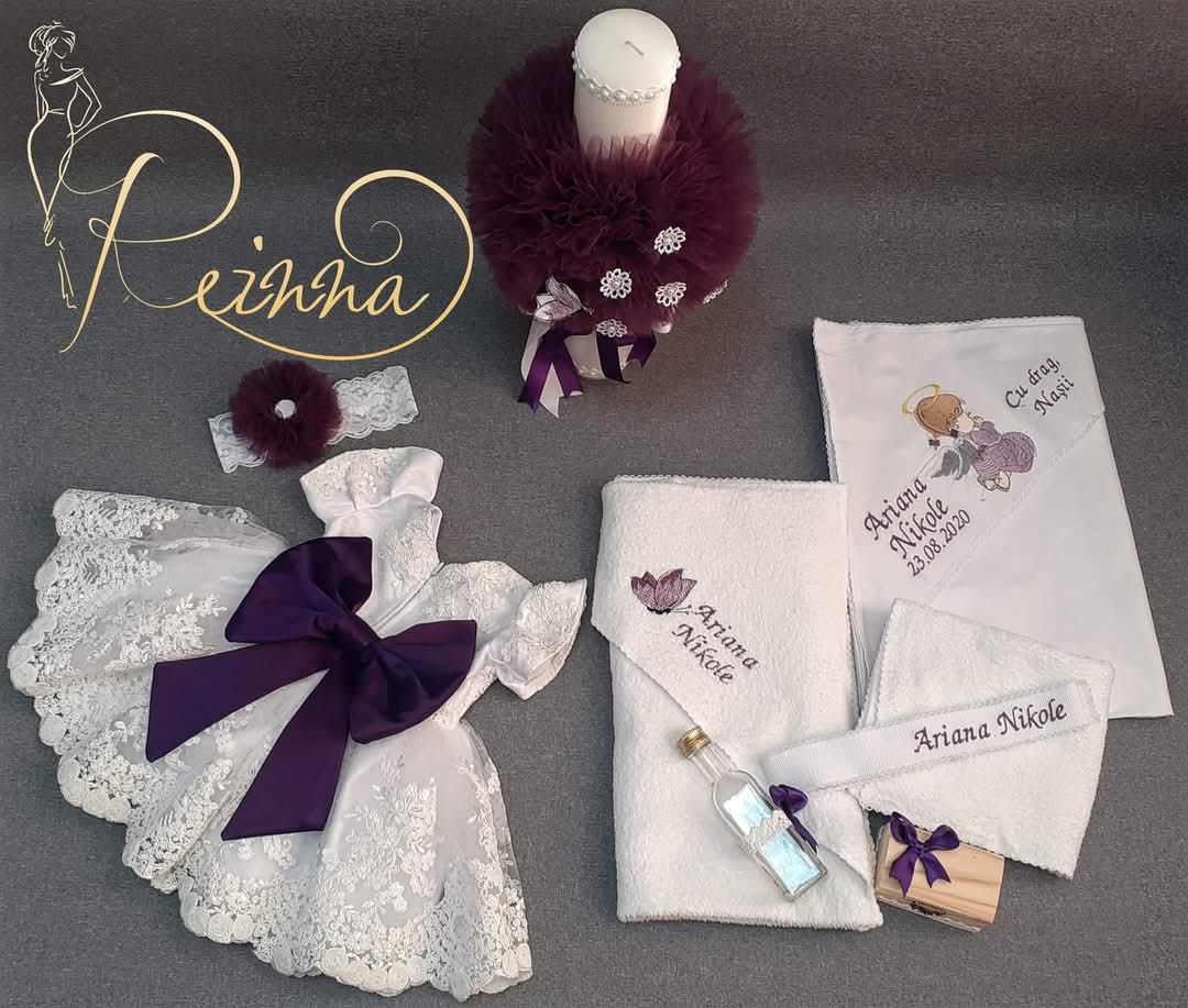 Trusou Esential Botez Fete Dantelă