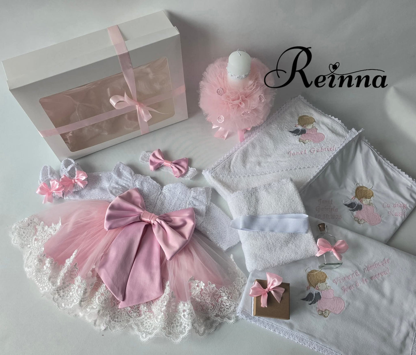 Trusou botez fete Personalizat Ingerasi