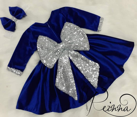 Rochie din Catifea Albastră